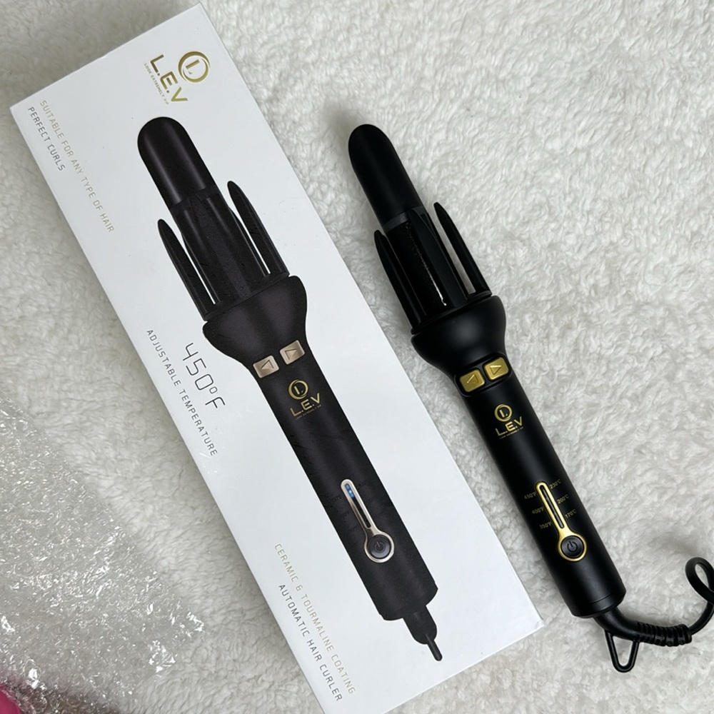 360 Two Way Rotating Professional Hair Curling Iron Curler NEW
